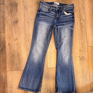BKE Flare Jeans in Classic Blue